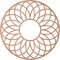 Ekena Millwork Cannes Wood Fretwork Pierced Ceiling Medallion, Cherry, 24"OD x 8 1/4"ID x 3/8"T CMWP24X24X0375CNCH - alternate 4
